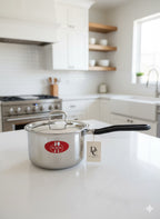 Triply Stainless Steel Saucepan – Durable, Even-Heating Cookware for Effortless Cooking