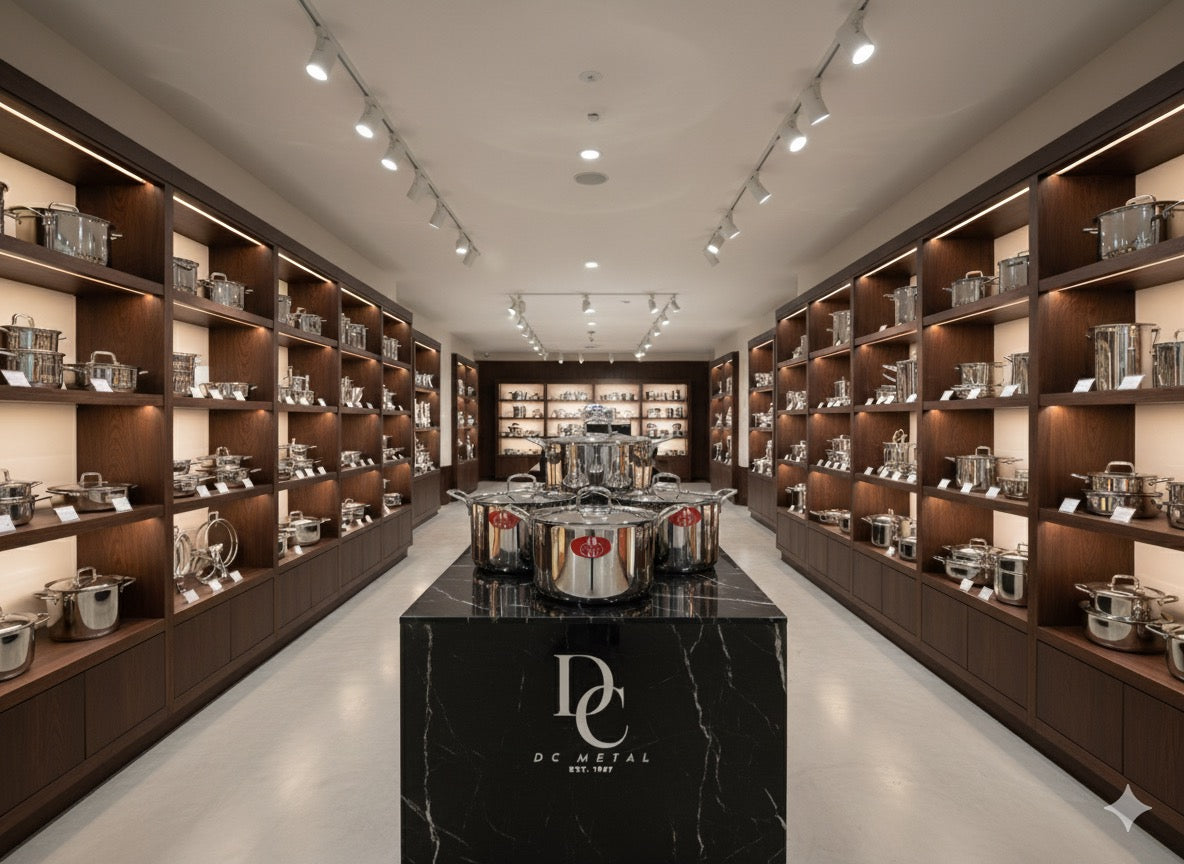 Premium Triply Stainless Steel Casserole Set – Durable, Even-Heating Cookware for Everyday Use