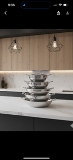 Triply stainless steel kadahi