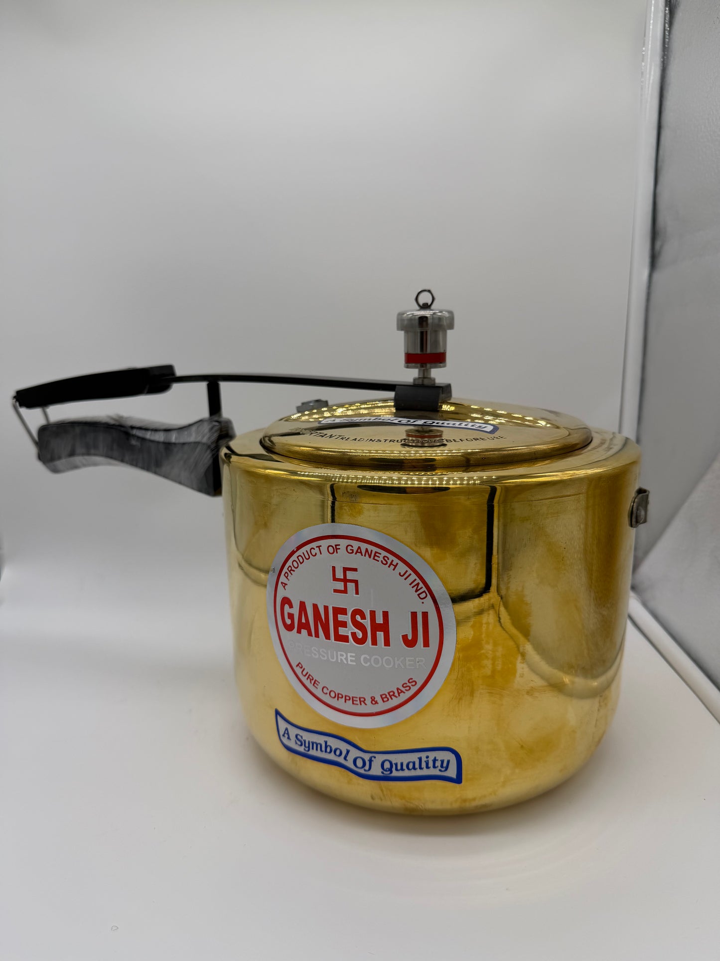 Ganesh Ji Brass Pressure Cooker
