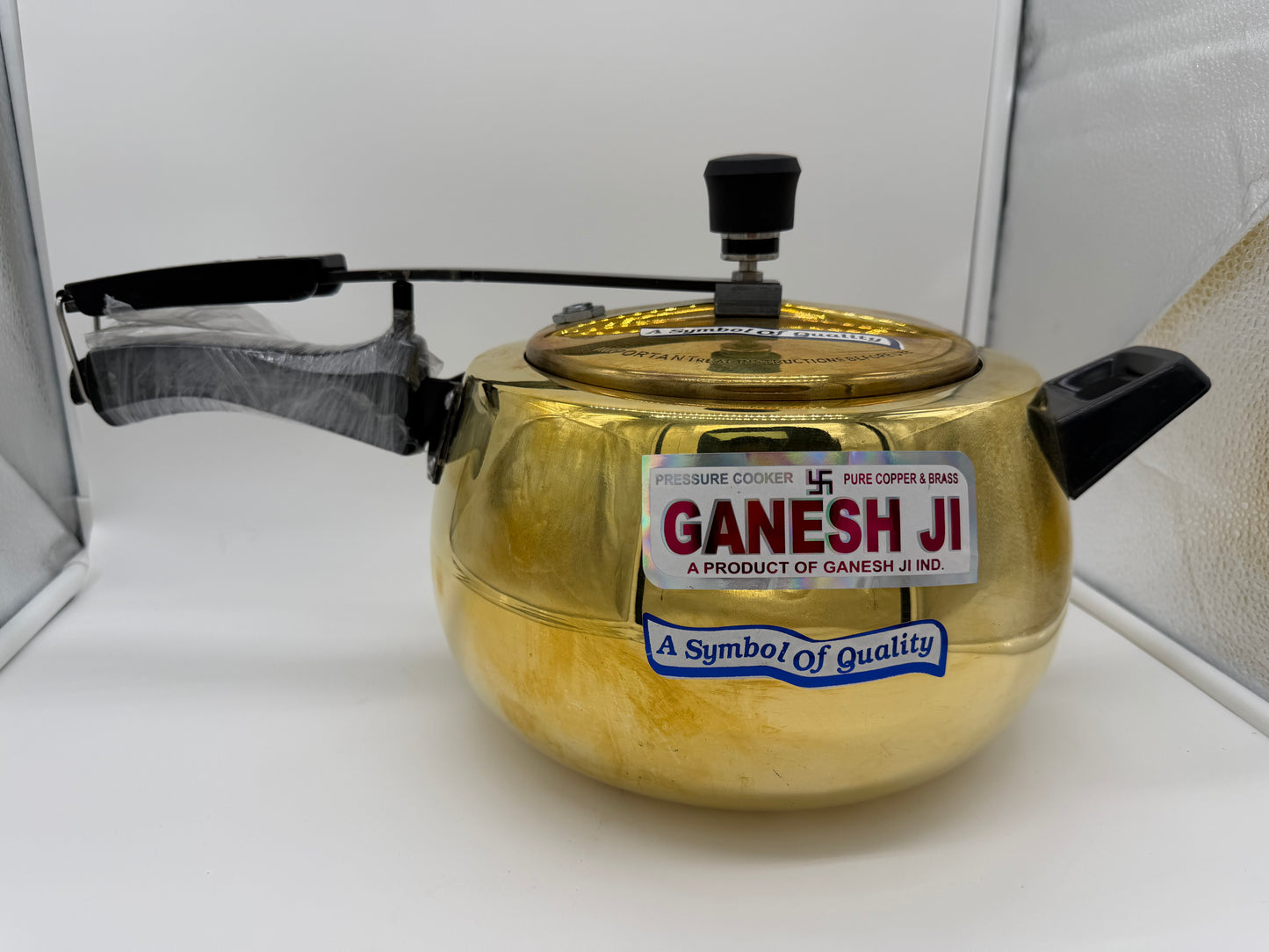 Ganesh Ji Brass Contura Pressure Cooker