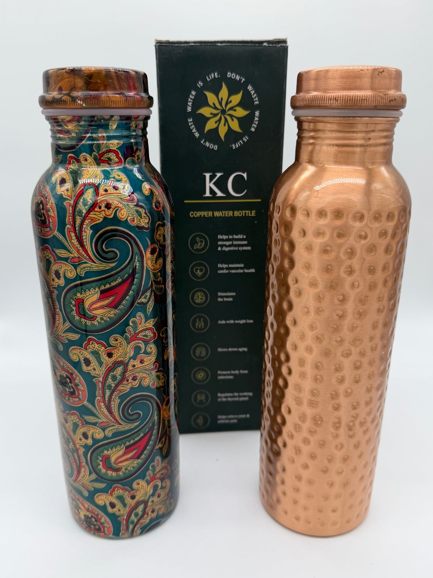 Copper water bottle