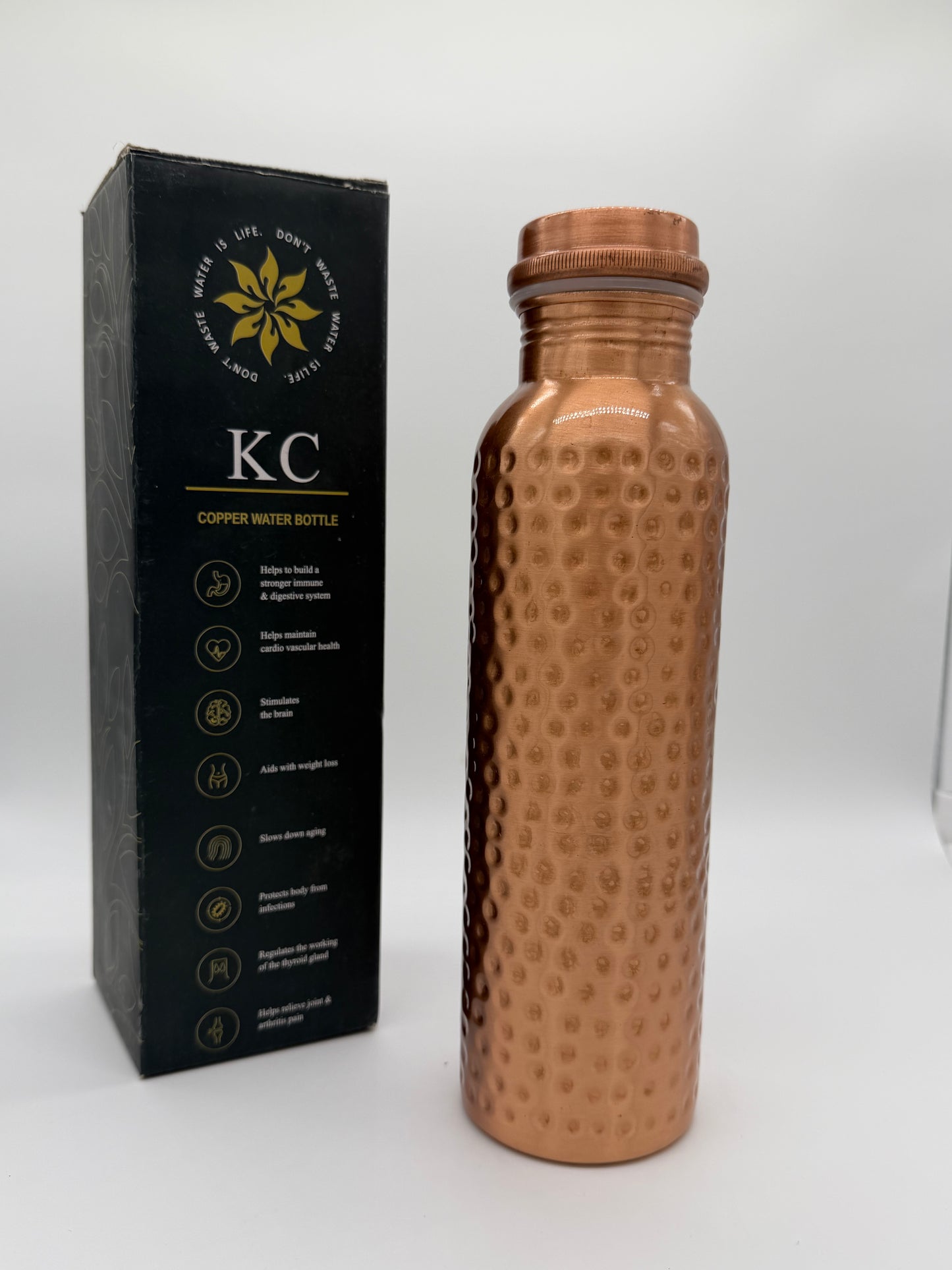 Copper water bottle