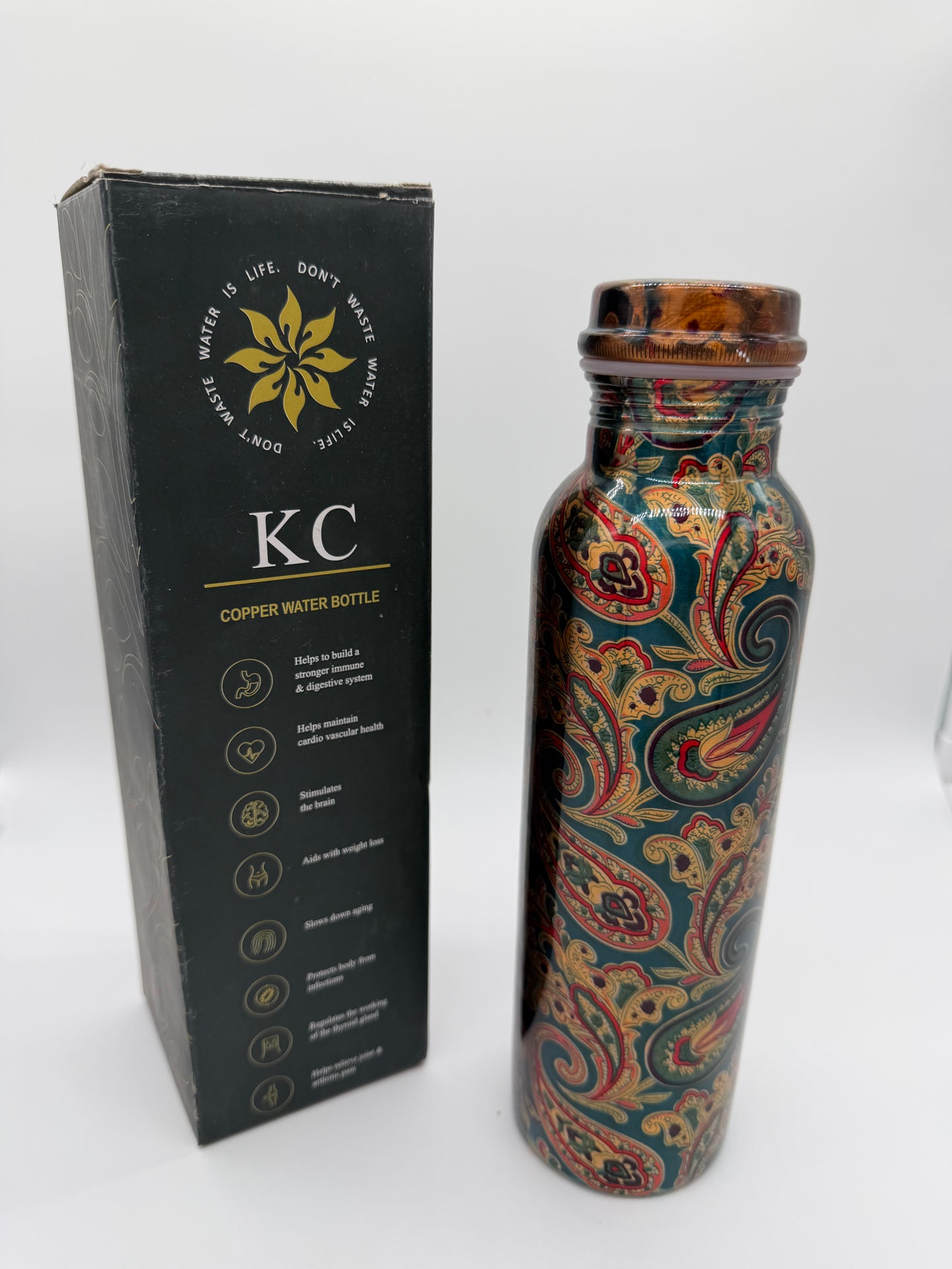 Copper water bottle