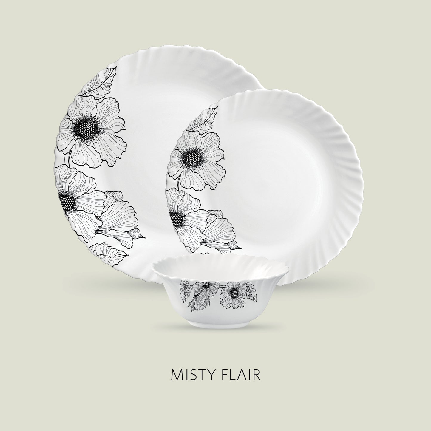 La Opala Diva Classique 27 Pcs Dinner Set